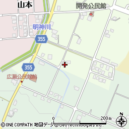 富山県南砺市開発18周辺の地図