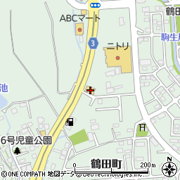 栃木県宇都宮市鶴田町1255周辺の地図