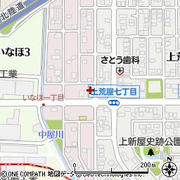 石川県金沢市中屋南124周辺の地図