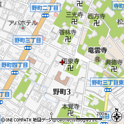 石川県金沢市野町3丁目13-4周辺の地図