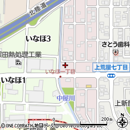 石川県金沢市中屋南136周辺の地図