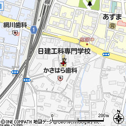 宇都宮日建工科専門学校周辺の地図