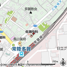 茨城県日立市多賀町1丁目2周辺の地図
