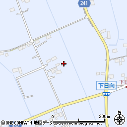 栃木県鹿沼市下日向187周辺の地図