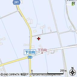 栃木県鹿沼市下日向84周辺の地図