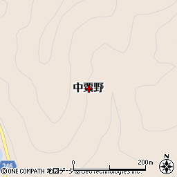 栃木県鹿沼市中粟野周辺の地図
