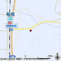 長野県大町市平稲尾11156周辺の地図