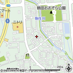 栃木県宇都宮市鶴田町1203周辺の地図