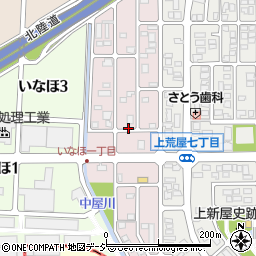 石川県金沢市中屋南周辺の地図