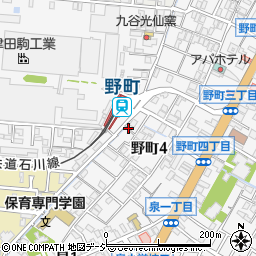 石川県金沢市野町4丁目4周辺の地図