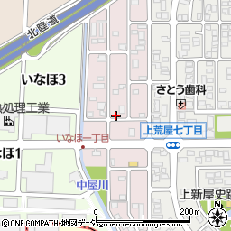 石川県金沢市中屋南196周辺の地図