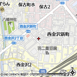 石川県金沢市西金沢新町133周辺の地図