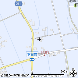 栃木県鹿沼市下日向99周辺の地図