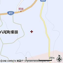 富山県富山市八尾町乗嶺753周辺の地図