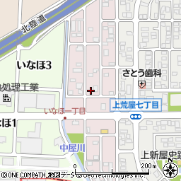 石川県金沢市中屋南197周辺の地図