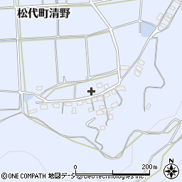 長野県長野市松代町清野1522周辺の地図