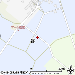 富山県南砺市谷91周辺の地図