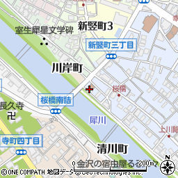 新竪消防会館周辺の地図