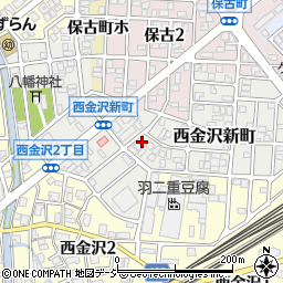 石川県金沢市西金沢新町137周辺の地図