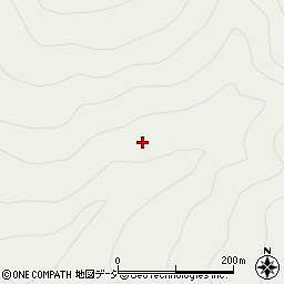 クズノ谷周辺の地図