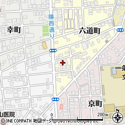 栃木県宇都宮市六道町13-3周辺の地図