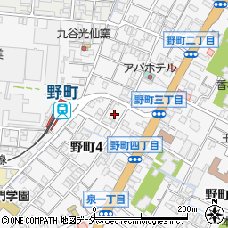 石川県金沢市野町4丁目2周辺の地図