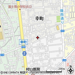 栃木県宇都宮市幸町12-14周辺の地図