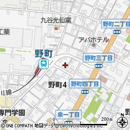 石川県金沢市野町4丁目3-4周辺の地図
