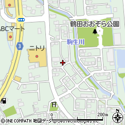 栃木県宇都宮市鶴田町1201周辺の地図