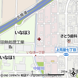 石川県金沢市中屋南142周辺の地図