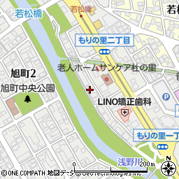 石川県金沢市もりの里2丁目153周辺の地図