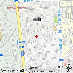 栃木県宇都宮市幸町12周辺の地図