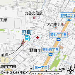 石川県金沢市野町4丁目3周辺の地図