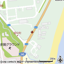 多賀病院入口周辺の地図