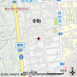 栃木県宇都宮市幸町12-12周辺の地図