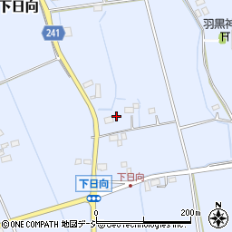 栃木県鹿沼市下日向96周辺の地図
