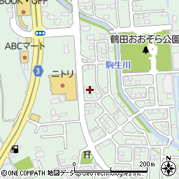 栃木県宇都宮市鶴田町1200周辺の地図