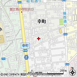 栃木県宇都宮市幸町12-3周辺の地図