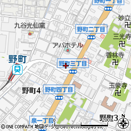 石川県金沢市野町2丁目5周辺の地図
