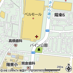 栃木県宇都宮市陽東周辺の地図
