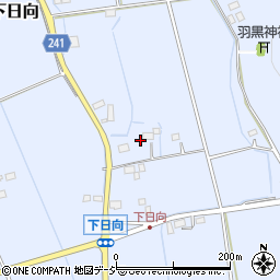 栃木県鹿沼市下日向90周辺の地図