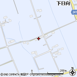 栃木県鹿沼市下日向413周辺の地図