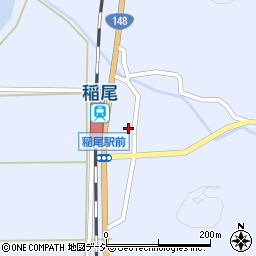 長野県大町市平稲尾11660-2周辺の地図