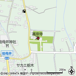 高宗寺周辺の地図