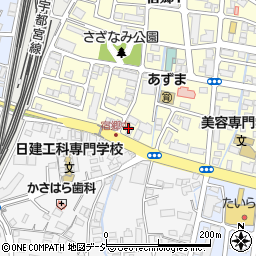 個別指導学院ヒーローズ　宇都宮駅東口校周辺の地図