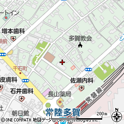 茨城県日立市多賀町1丁目11周辺の地図
