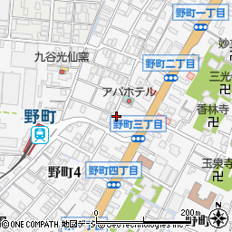 石川県金沢市野町周辺の地図