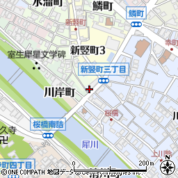 石川県金沢市枝町周辺の地図