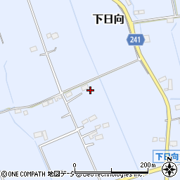 栃木県鹿沼市下日向230周辺の地図