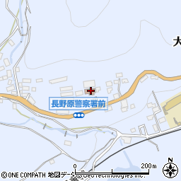 長野原警察署周辺の地図